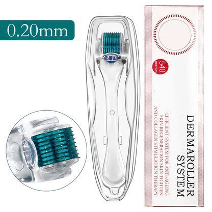 540 Needles Roller Skin Care Microneedling Face Roller
