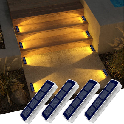 Solar LED Step Lamp Stair Lights Outdoor IP68 Waterproof