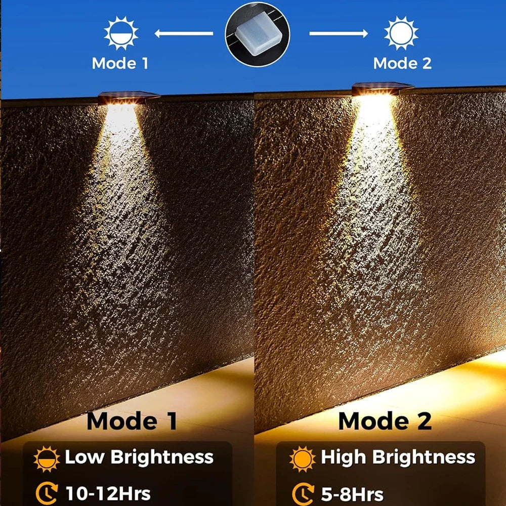 1-4pcs Solar Wall Light Outdoor Waterproof Solar Light
