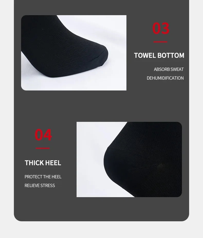 1 Pair Zipper Compression Socks Women Men Pain Relief