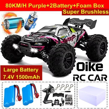 Super Brushless 50KM/H Brushed RC Car Off Road Buggy Toy
