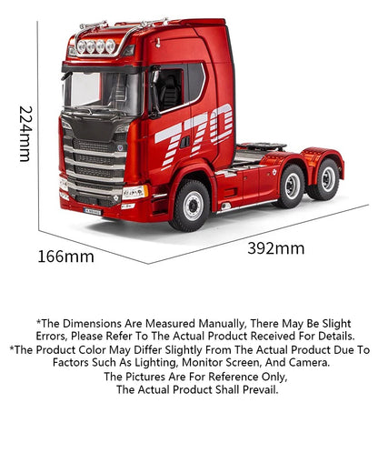 HUINA 1501 770S Alloy Tractor 19CH RC Truck 1/18 2.4G remote