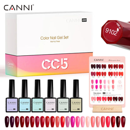CANNI Gel Nail Polish Fantastic Ultra Gorgeous Color Soak
