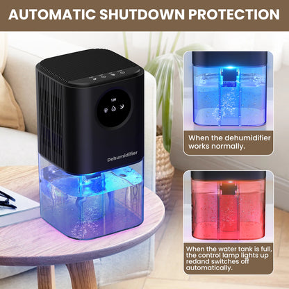 Portable Dehumidifier With 35 Ounces Capacity