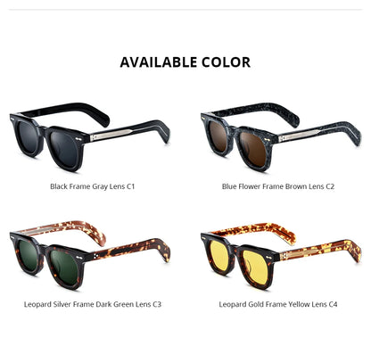 Acetate Polarized Sun Glasses Women Brand Designer
