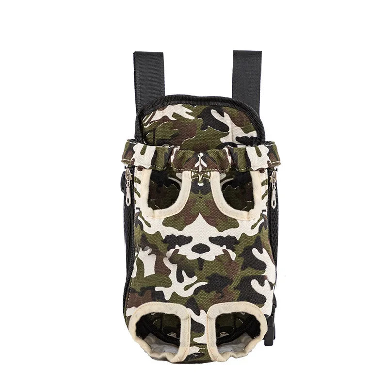 Adjustable Cat Carrier Bag Pet Double Shoulder Backpack