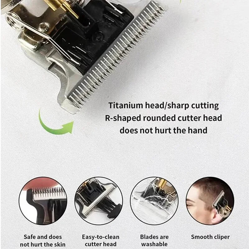 T9 Electric Hair Trimmer/Accessories | USB Professional Shaver