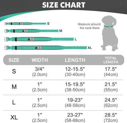 Padded Dog Collars Soft Reflective Wide Pet Collars