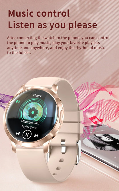 New Smart Watch For Women Gift 1.32 Inch Full Touch Screen