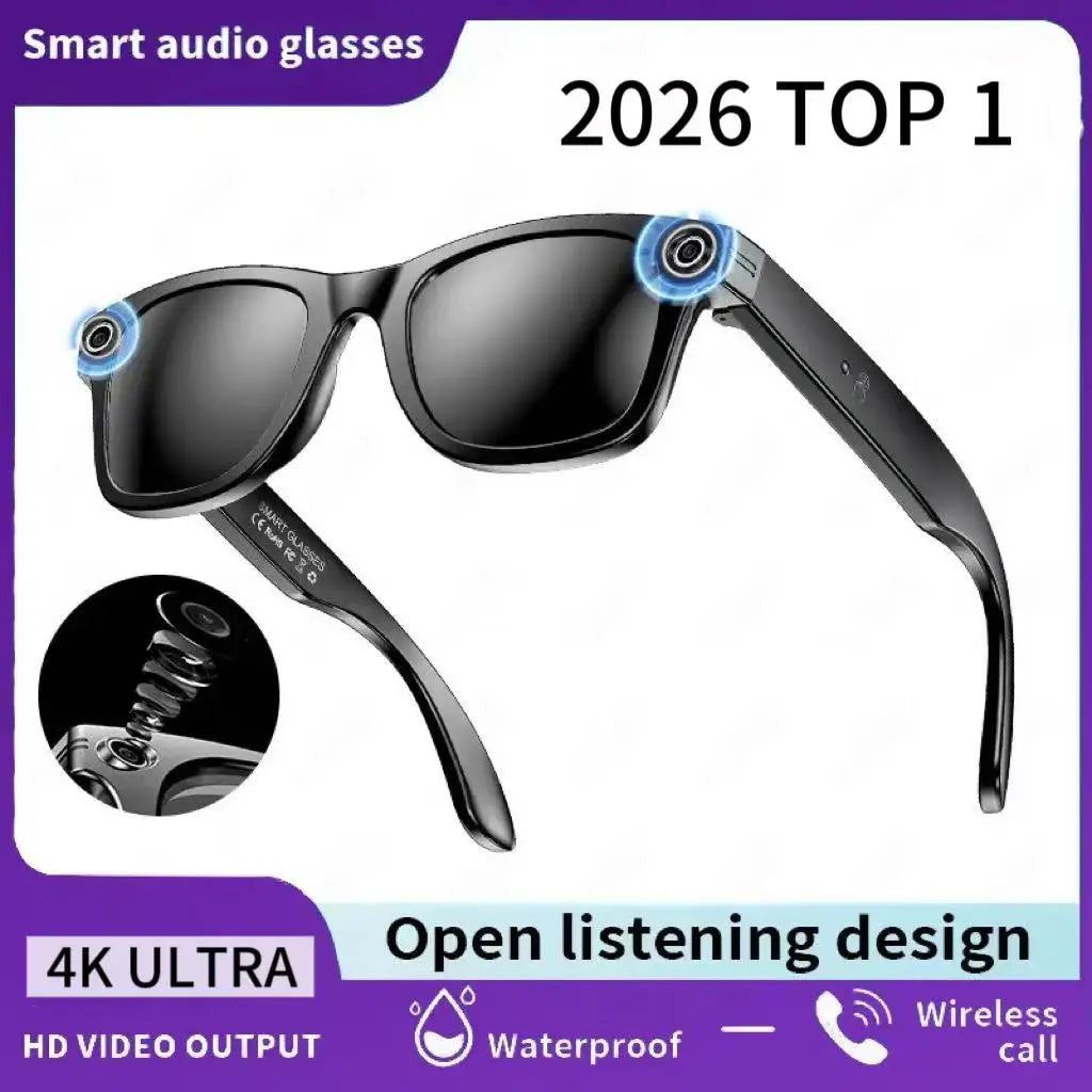 TOP 1 for Meta AI Smart Glasses 13MP Camera Video Recording
