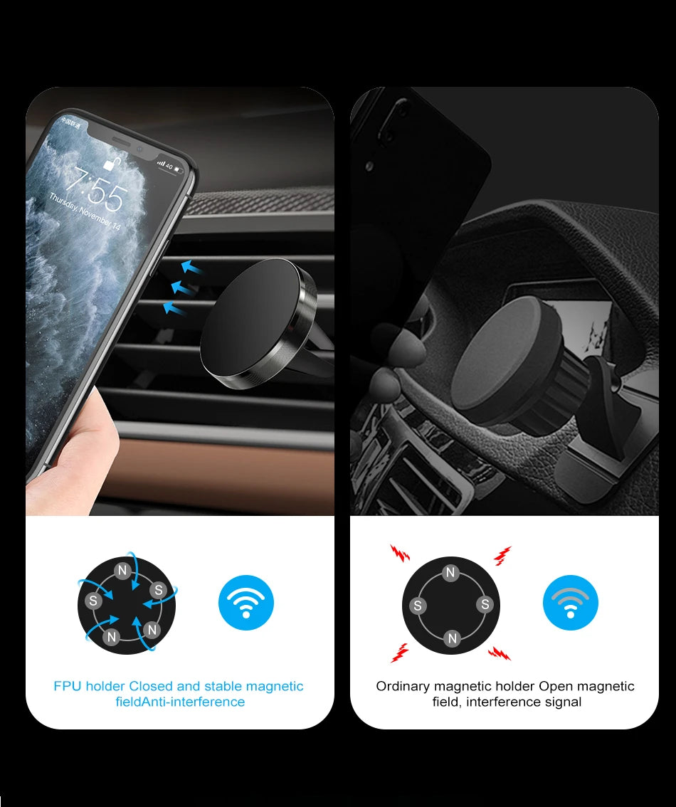 Car Magnetic Holder Universal Air Vent Mount Stand