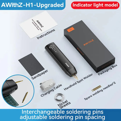 AWithZ 90 Gears Adjustable Spot Welder Portable Handheld
