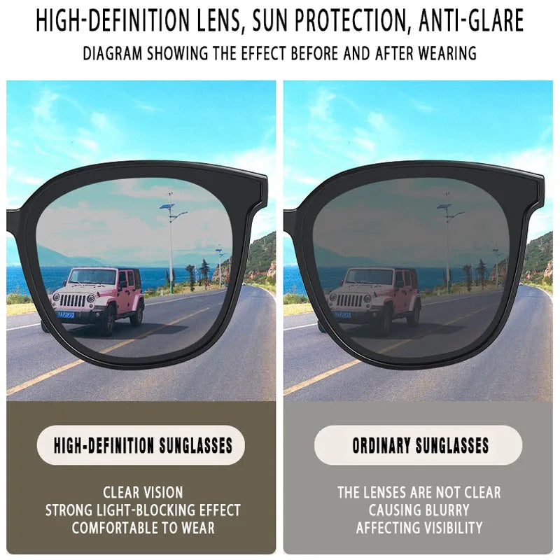 TANGOWO Polarized Retro Sunglasses Men Women Vintage