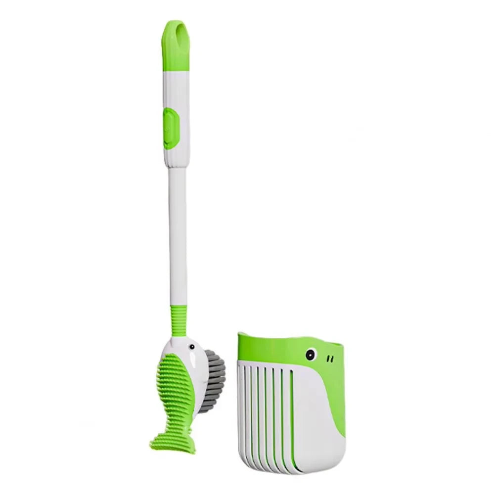 Squirt Whale Toilet Brush 360-Degree Cleaning Brush