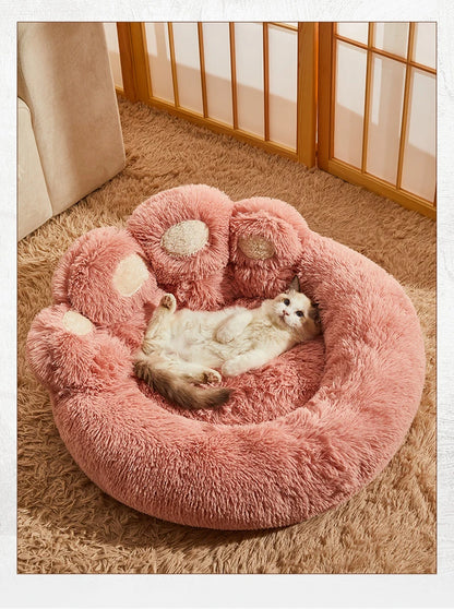 Fluffy Dog Bed Winter Warm Large Pet Kennel