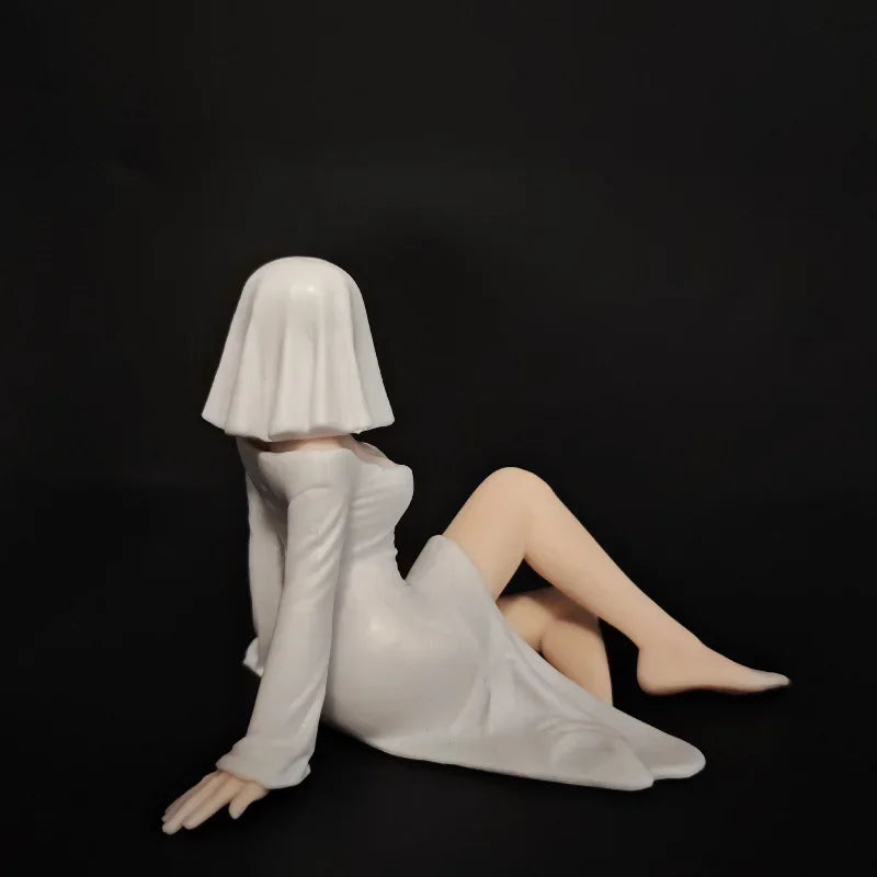 New Mysterious Ghost Lady PVC Figure Mini Anime Girl Figurine Ornament for Computer Desk