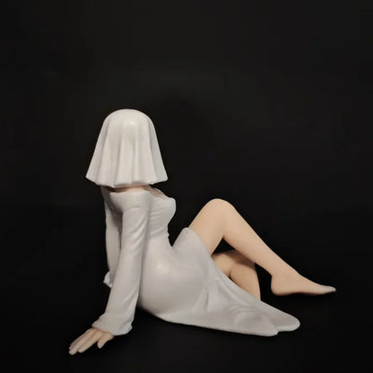 New Mysterious Ghost Lady PVC Figure Mini Anime Girl Figurine Ornament for Computer Desk