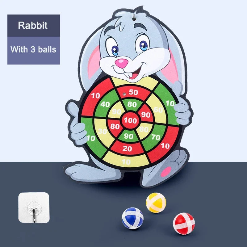 Educational Games Dart Board Baby Toy Stickey Ball Dart