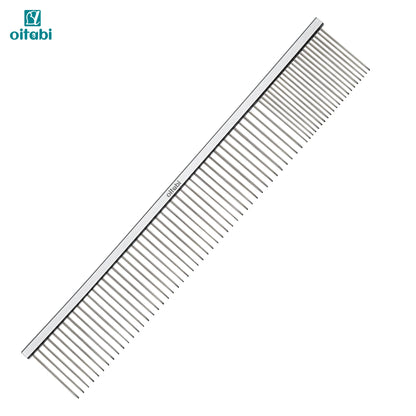 Extra-Long Pet Grooming Comb Professional Sparse & Dense