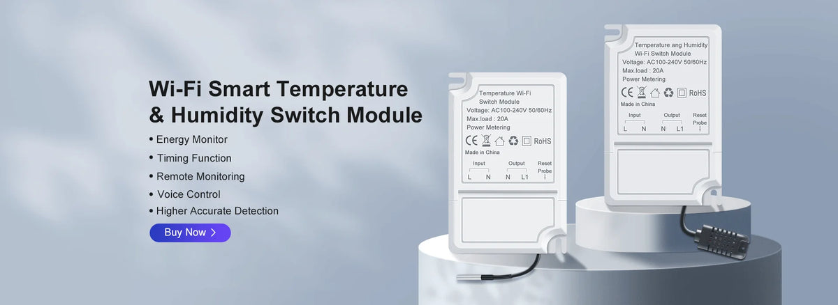 GIRIER Tuya Smart WiFi Garage Door Opener Controller Supports