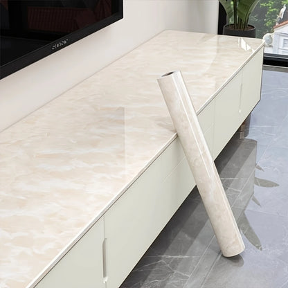 Marble Kitchen Oil-Proof Film Proof Self-Adhesive Wallpaper