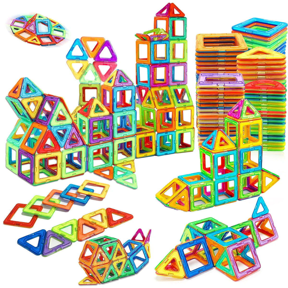 Magnetic Building Blocks DIY Learning Educational Magnet Toys