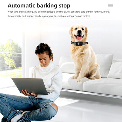 Electric Dog Training Collar Dog Anti Bark Waterproof