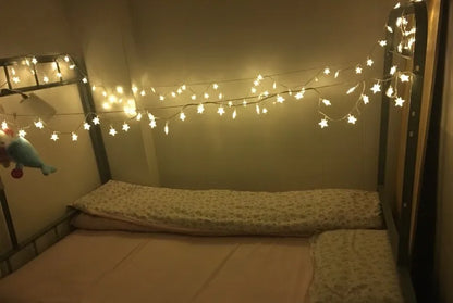 1.5M/3M/6M/10M 80Leds Star String Lights Christmas Garland