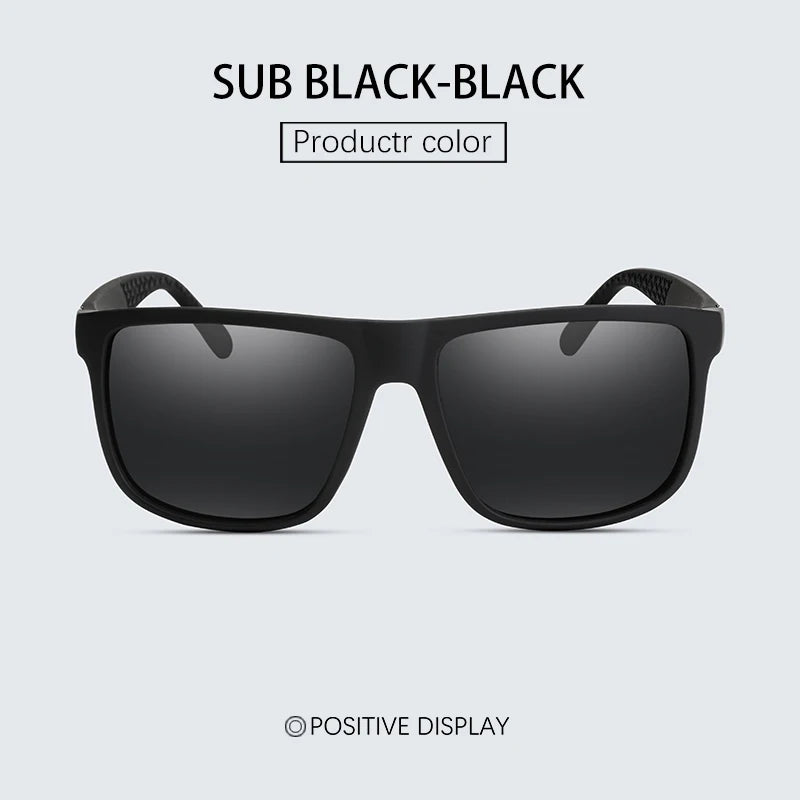 Brand Designer Men's Sun Glasses Vintage Square Sunglasses