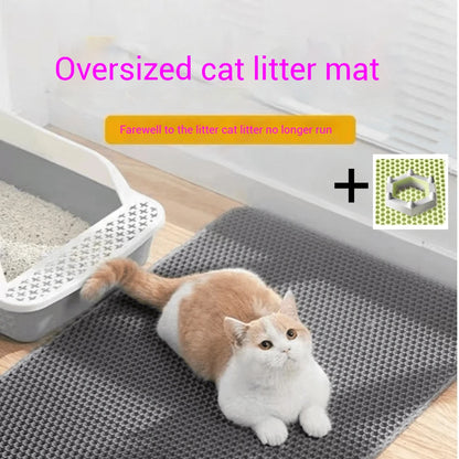 Cat Litter Mat Waterproof Double Layer