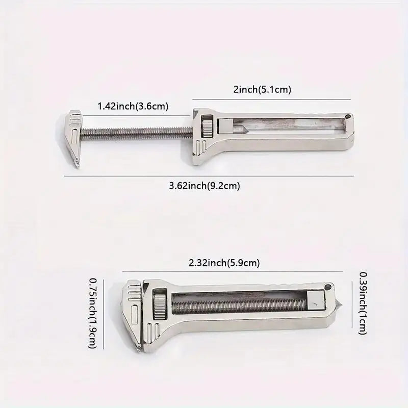 Titanium Alloy Mini Wrench Multitool for Portable Use