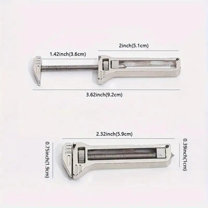 Titanium Alloy Mini Wrench Multitool for Portable Use