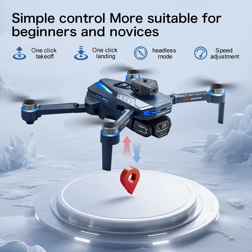 New GT8 Drone GPS 8K Professional HD 360° Dual Cameras