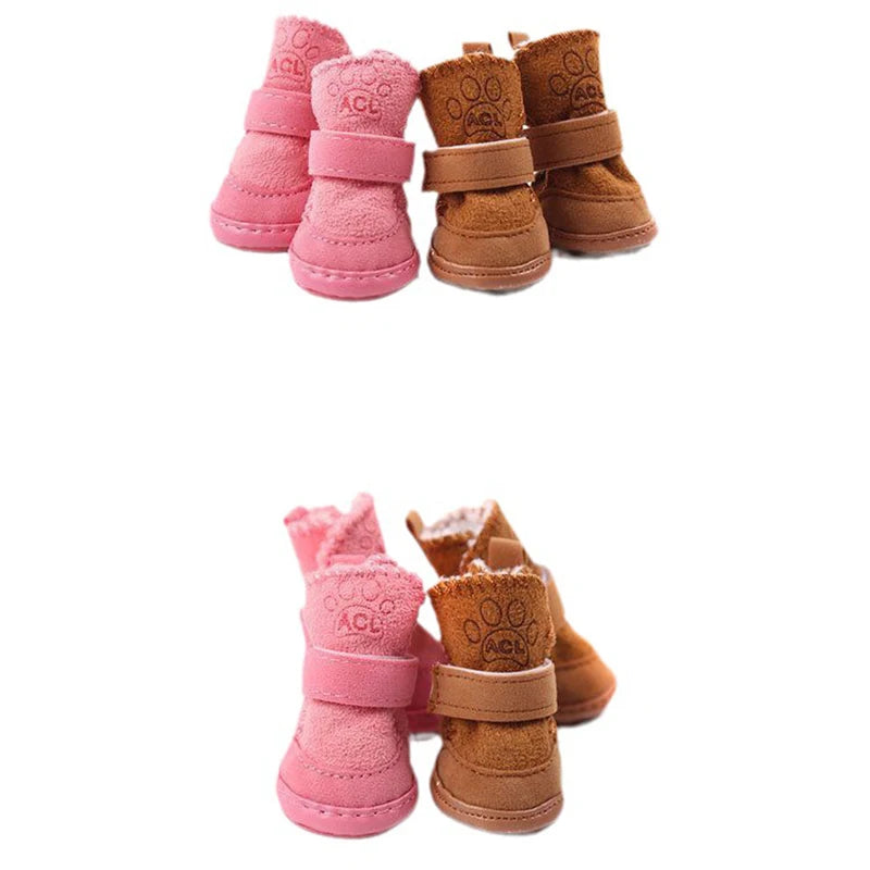 Pet Shoes Winter Warm Shoes Walking Sneakers