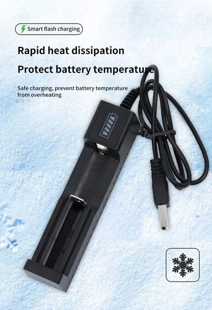 Battery Charger Rechargeable Lithium Battery USB Charger