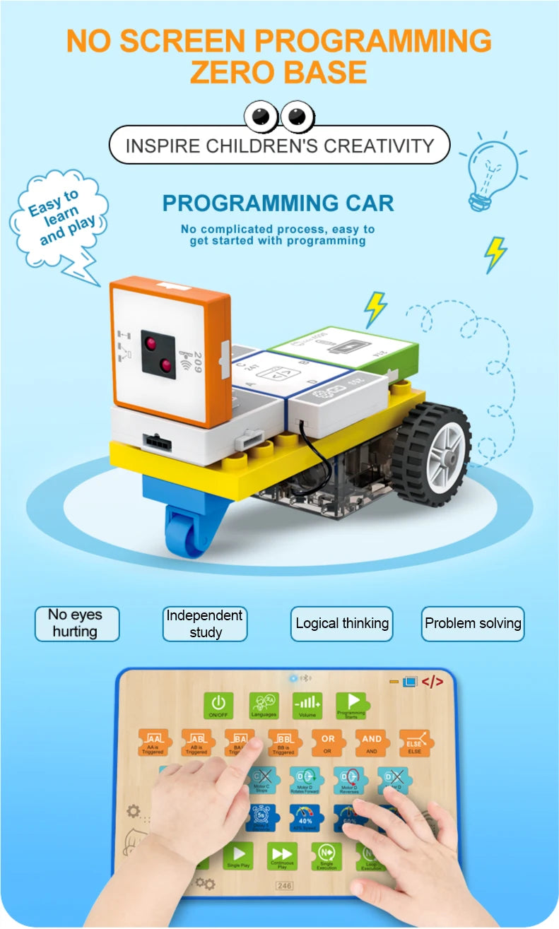 Educational Logic Building Blocks Set for Kids