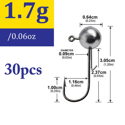 Jig fishing hooks with auxiliary hook,