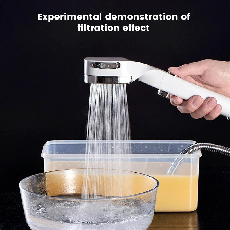 High Pressure Shower Head Water Saving 3 Modes Shower Heads