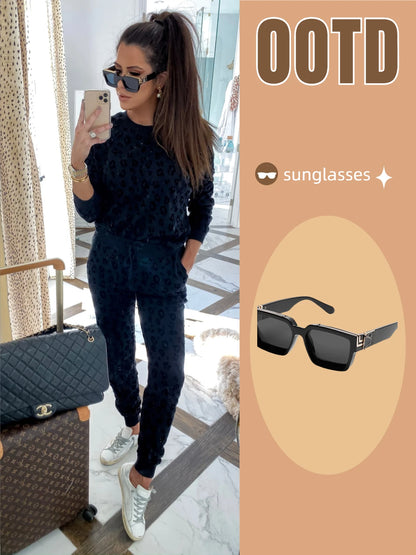 Retro Black Millionaire Shades Luxury Sunglasses