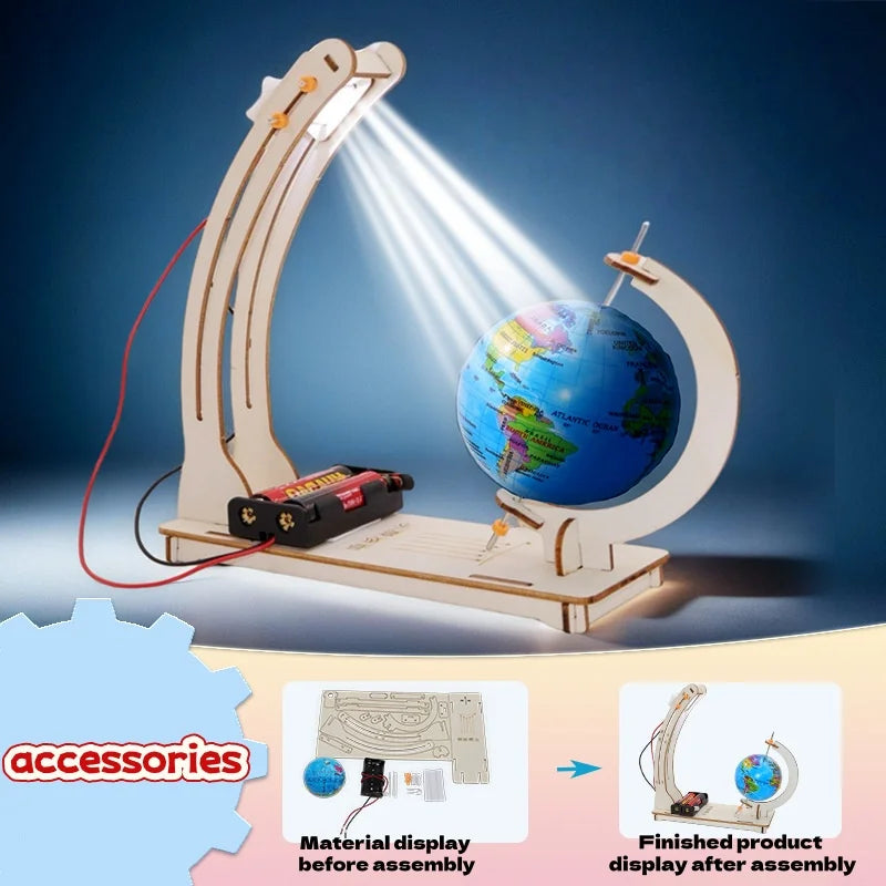 DIY Earth Model Cycle Science Kit STEM Educational Globe Toy