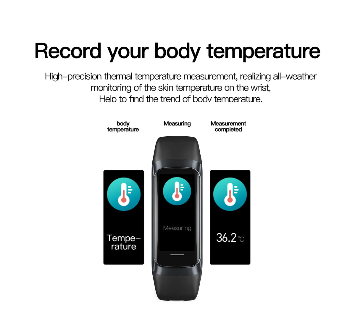 LIGE Amoled Smart Watch Smartwatch Band Women Heart Rate