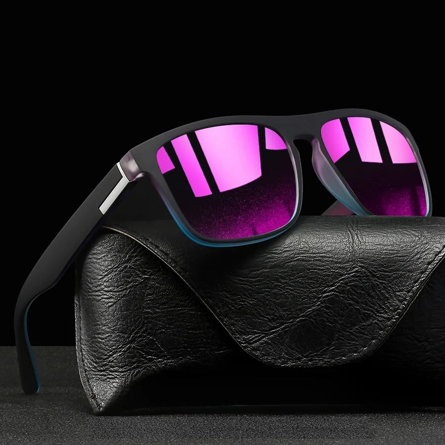 Fashion Vintage Square Sunglasses Men Women Eyewear