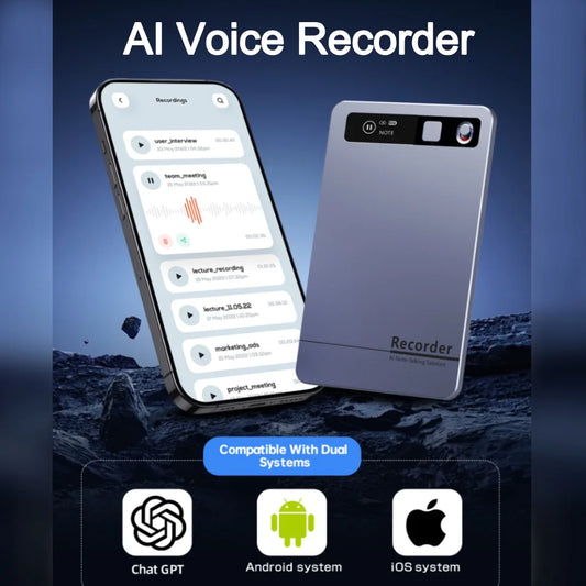 AI Voice Recorder Audio Phone Call Recording ChatGPT-4 App