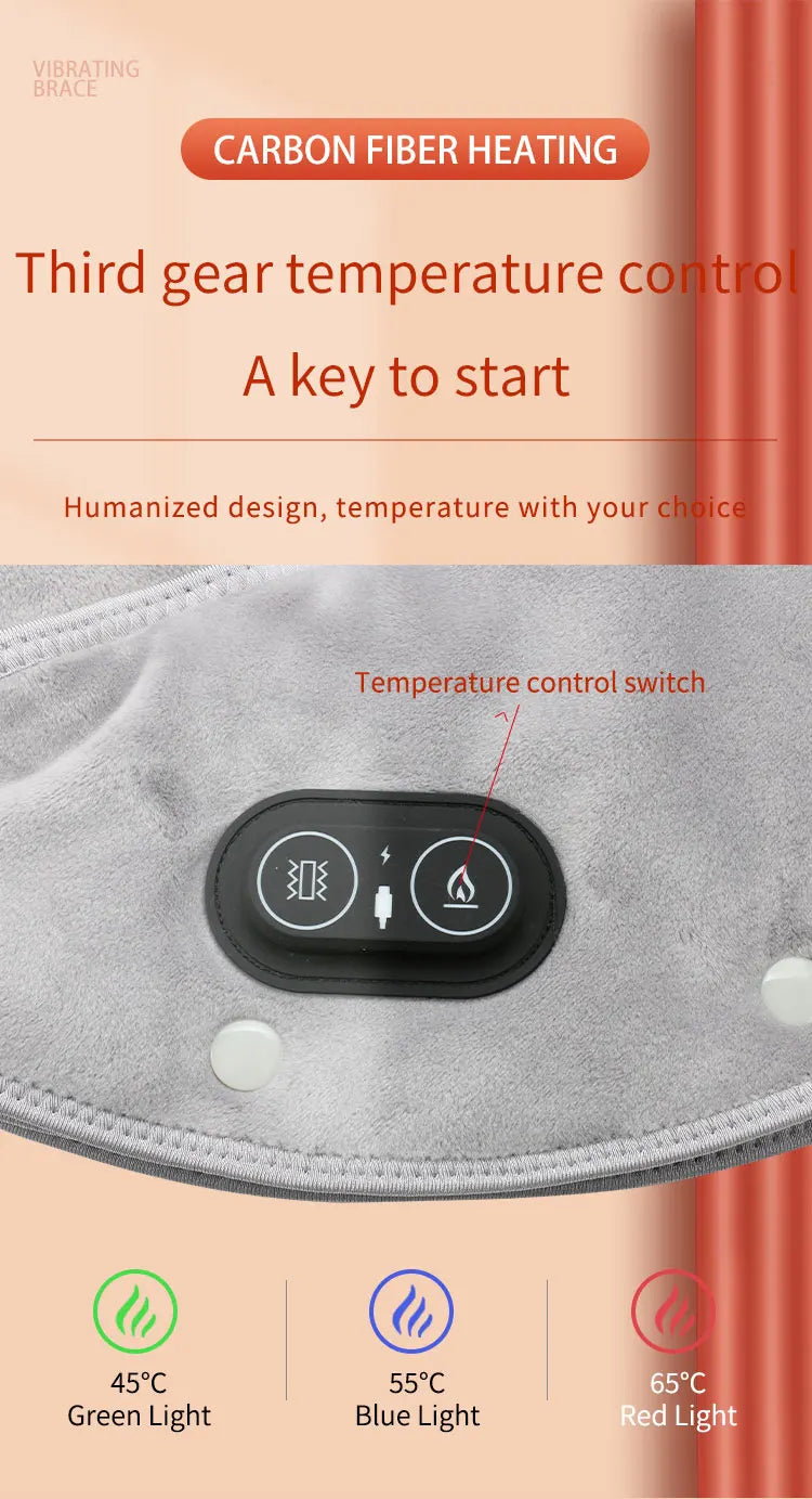 Electric Heating Shoulder Neck Pad Massager Brace