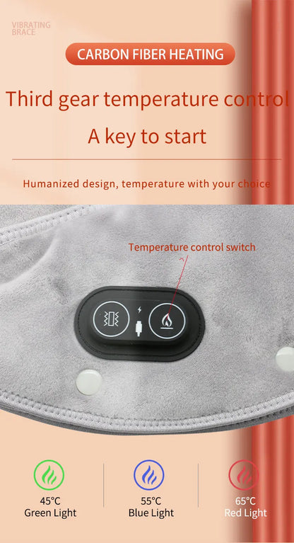 Electric Heating Shoulder Neck Pad Massager Brace