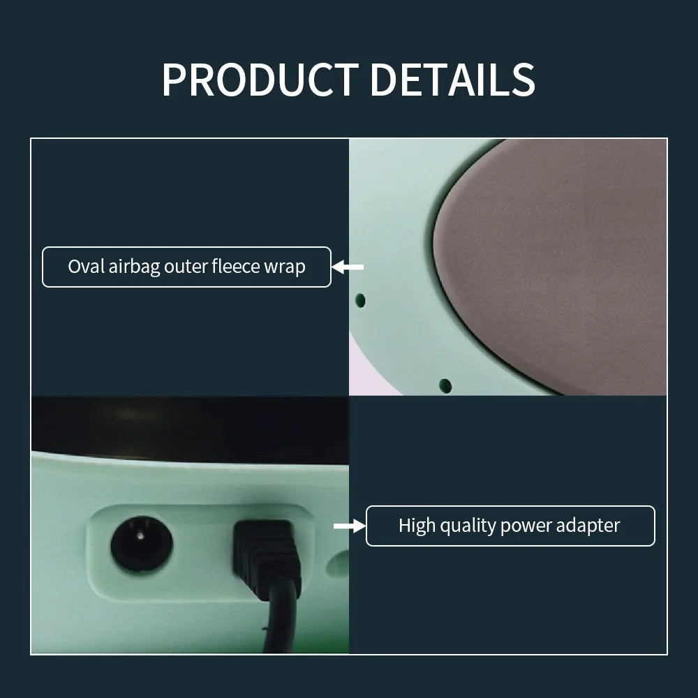 Electric Waist Traction Massager Adjustable Vibration Lumbar