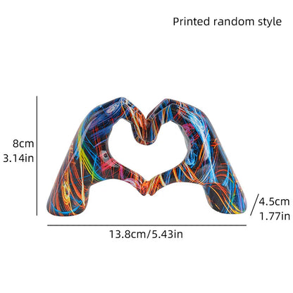 Water Transfer Small Love Gesture Sculpture
