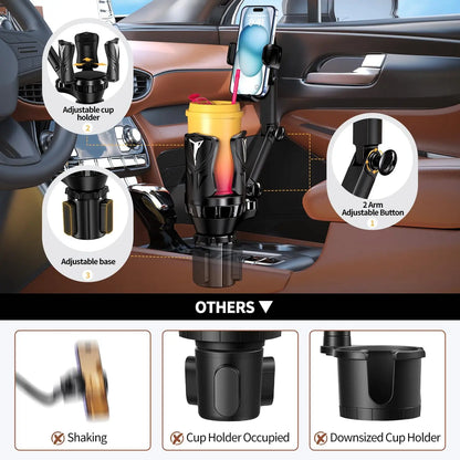 Car Phone Holders Adjustable Car Cup Holder Expander