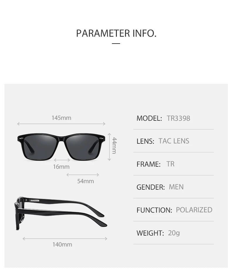 Men Sunglasses Women UV400 Polarized Sun Glasses