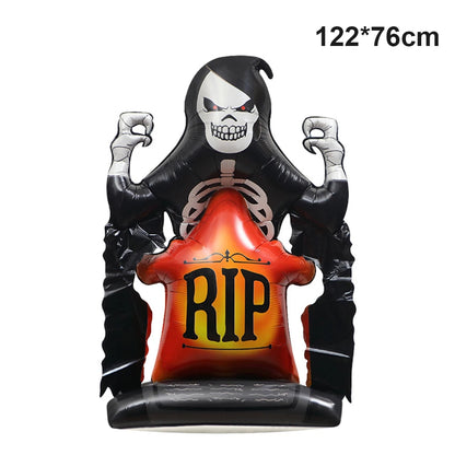 Halloween Decoration Balloons Foil Pumpkin Ghost Dead Tree Witch Mummy Bat Spider Balloon